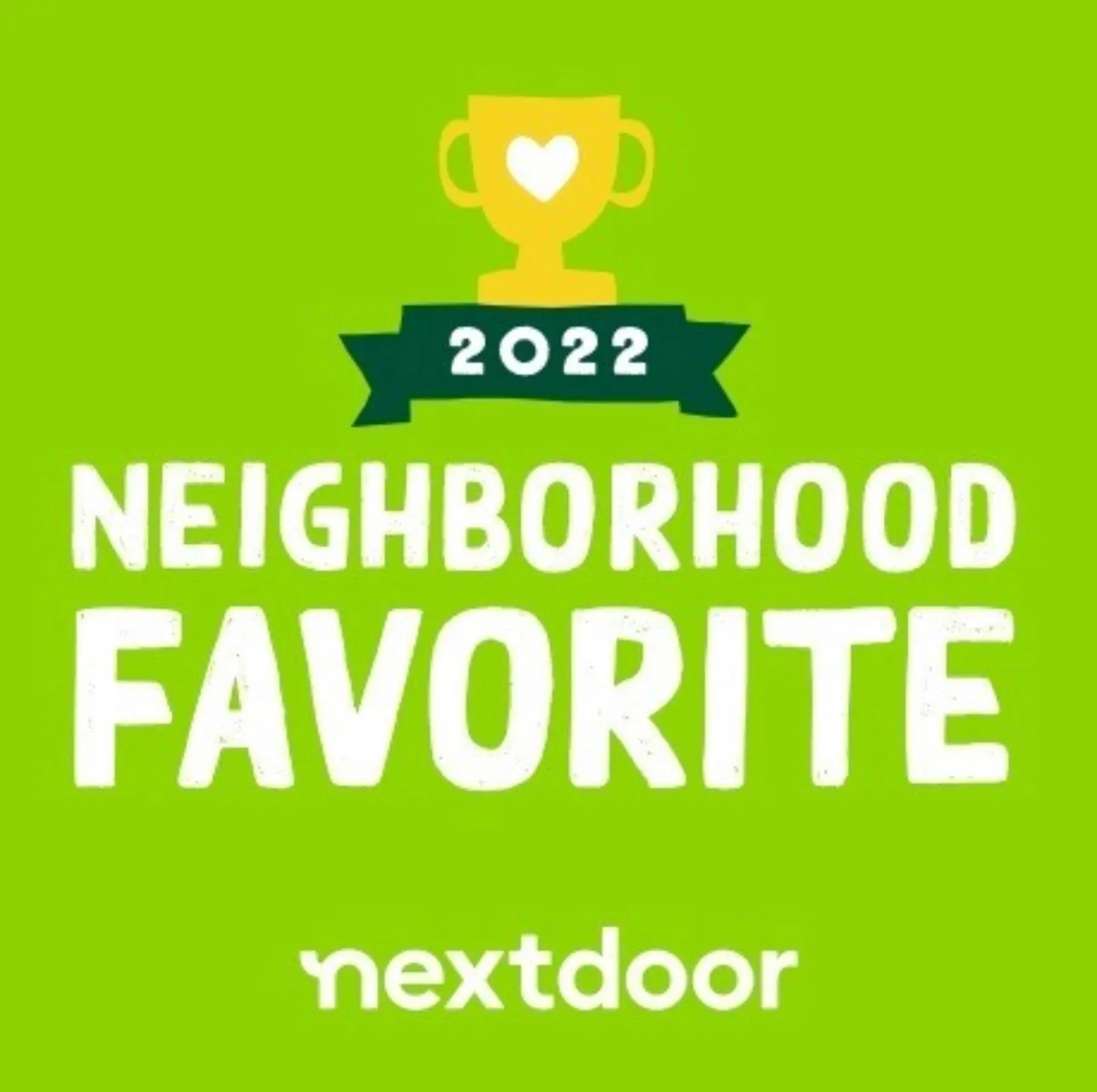 Green background with 2022 award text