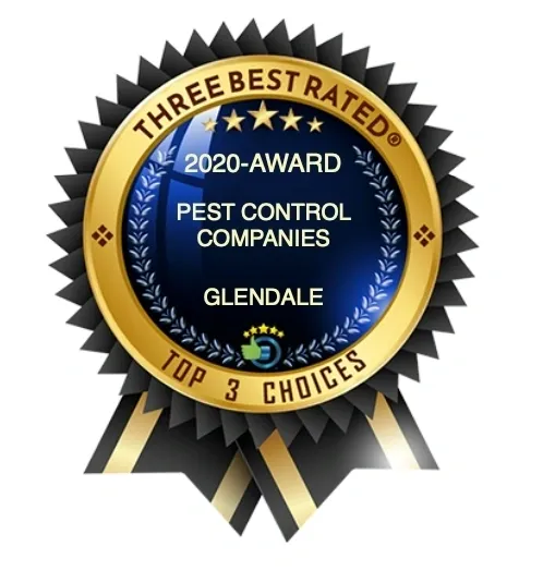 Three Best Rated pest control award badge