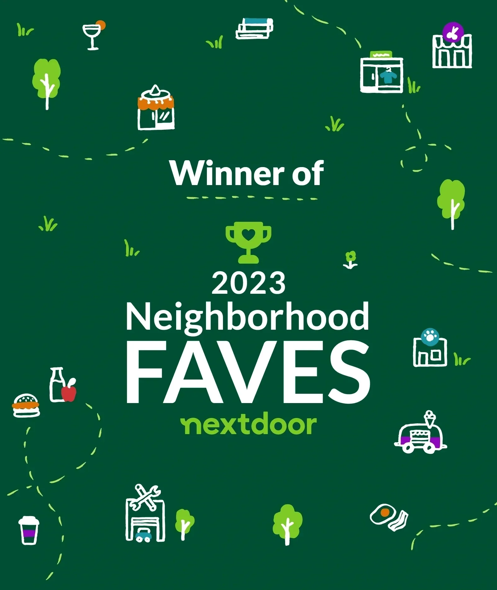 2023 Neighborhood Faves by Nextdoor