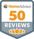 50 reviews HomeAdvisor rating
